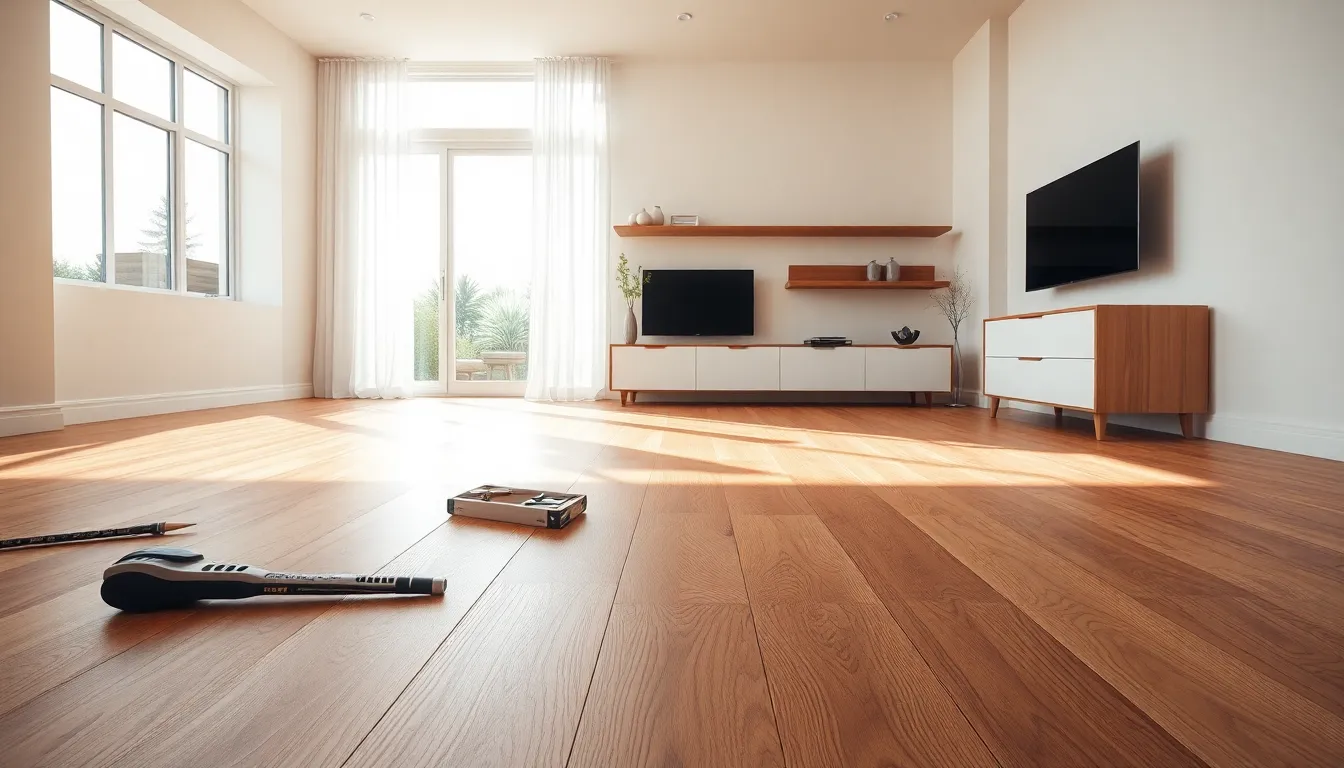 Flooring Calculator — professional construction photography